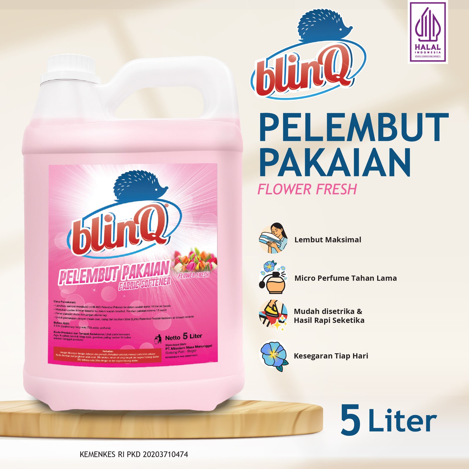 blinQ Pelembut Pakaian