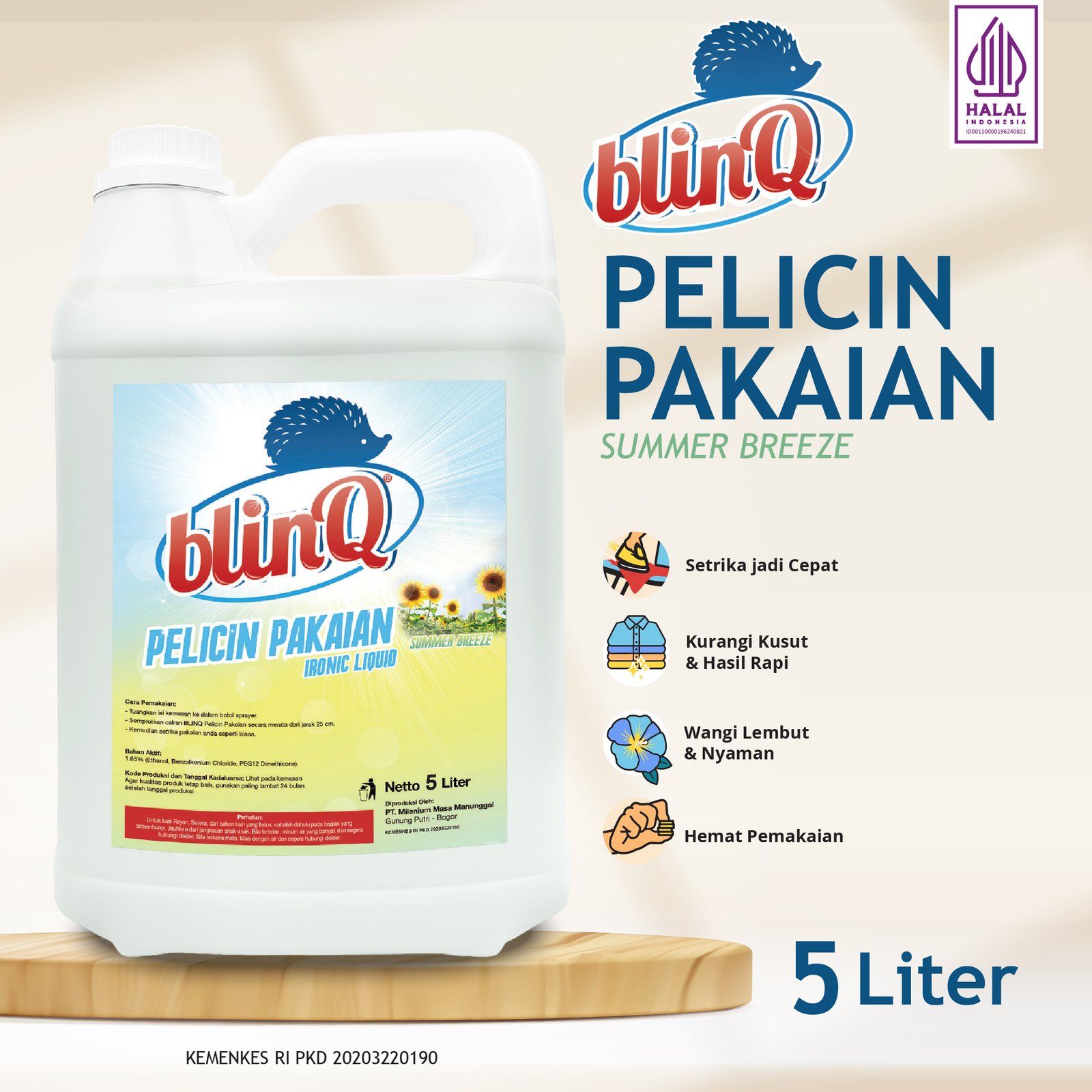 blinQ Pelicin Pakaian